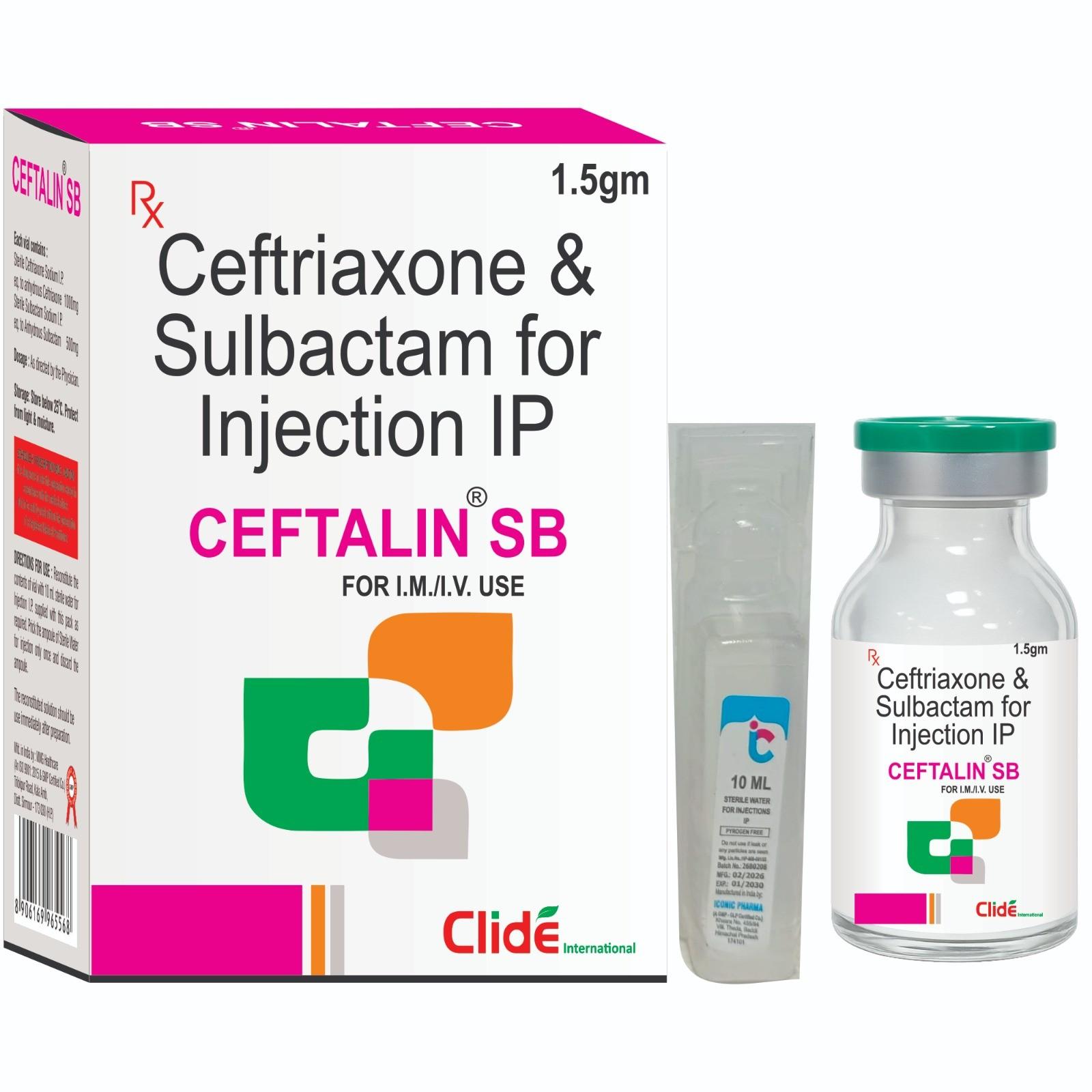 CEFTALIN-SB 1.50GM INJ.