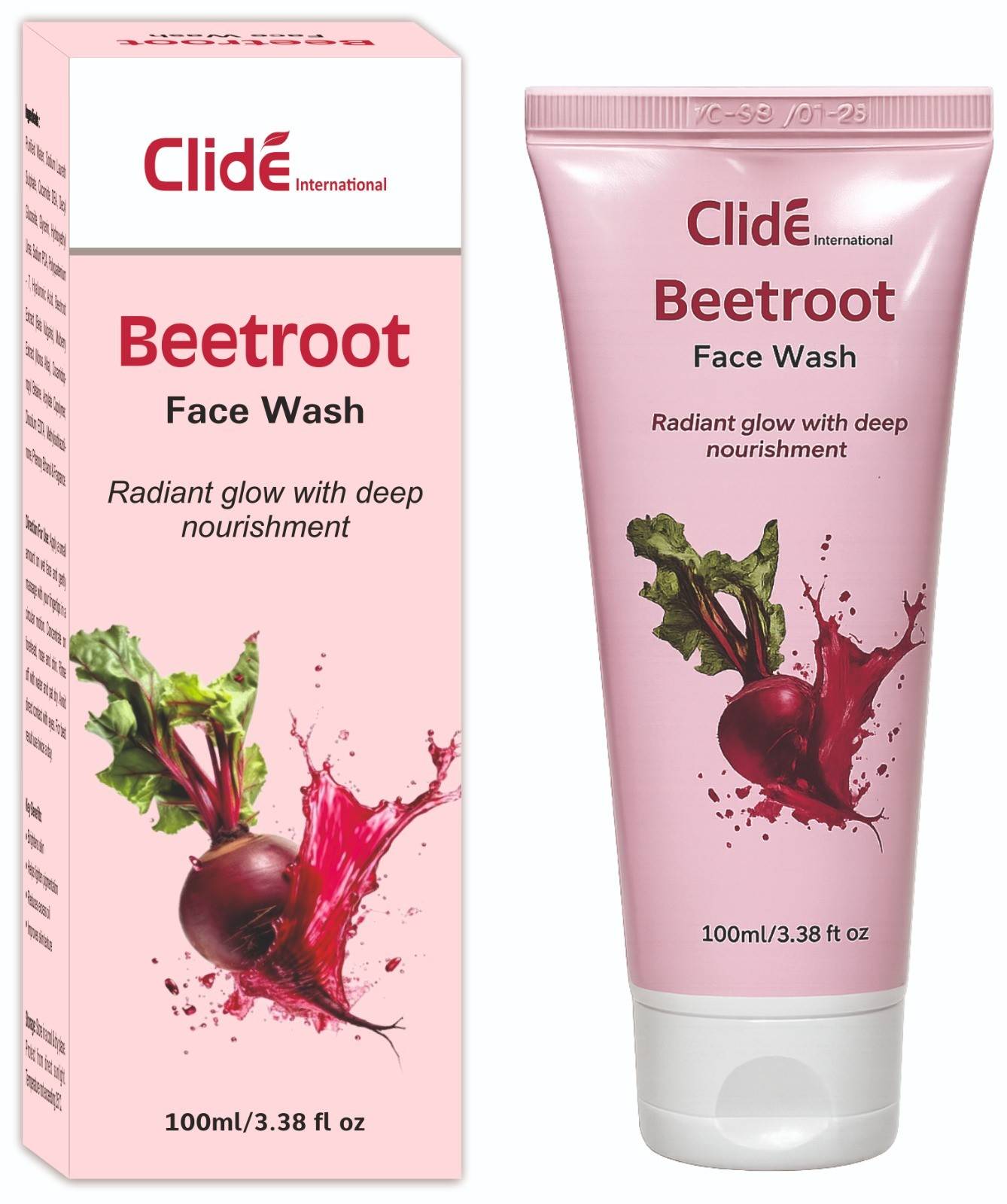 CLIDE BEETROOT FACE WASH