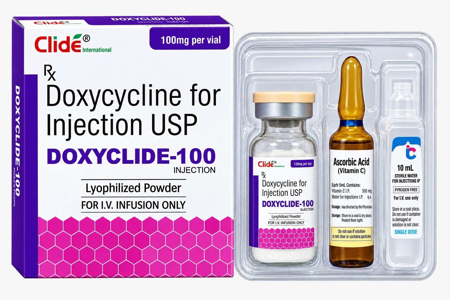 DOXYCLIDE-100 INJ.